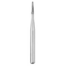 Carbide Bur FGOS Plain Tapered Fissure Flat End (100/Pk) (Sky Choice)