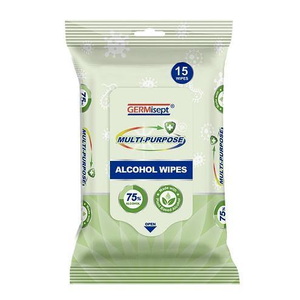 Germisept Multi-Purpose Alcohol Wipes  (Size: 15 Wipes )