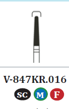 Diamond Burs Modified Flat End Taper (10) (Sky Choice)