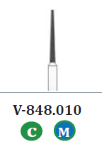 Diamond Burs Flat End Taper (10) (Sky Choice)