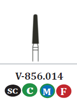 Diamond Burs Round End Taper (10) (Sky Choice)