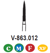 Diamond Burs Flame (10) (Sky Choice)