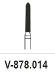 Diamond Burs Modified Beveled Cylinder (10) (Sky Choice)