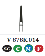 Diamond Burs Modified Chamfer (10) (Sky Choice)