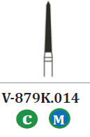 Diamond Burs Modified Chamfer (10) (Sky Choice)