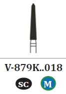 Diamond Burs Modified Chamfer (10) (Sky Choice)