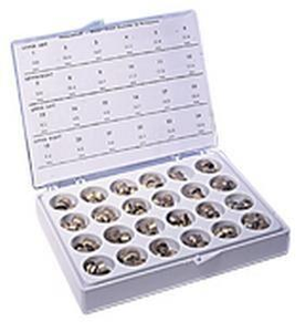 Aluminum Temporary Bicuspid Crown Kit (60)