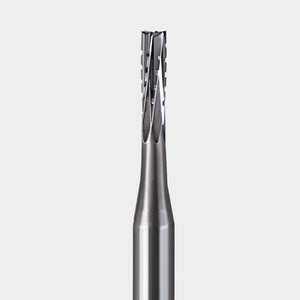 Carbide Bur FG Straight Fissure Flat End (100/Pk) (Sky Choice)