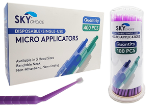 Microbrushes Applicator Brushes 400/Pkg (Sky Choice)