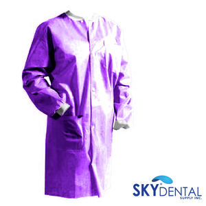 Lab COAT Knee Length 10/packs SMS