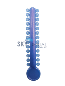 Patient Stick Ties .115 pack of 1,008  (Color: Metallic Blue)