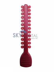 Patient Stick Ties .115 pack of 1,008  (Color: Metallic Red )