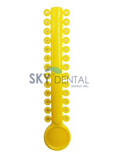 Patient Stick Ties .115 pack of 1,008  (Color: Yellow )