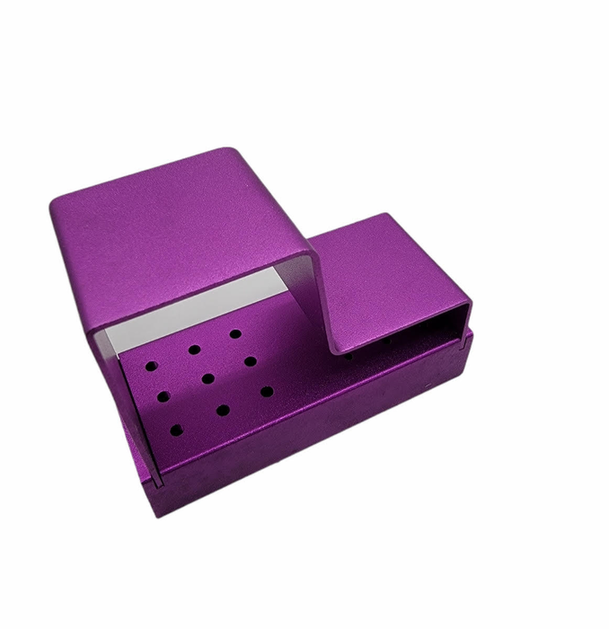 Aluminum Bur Block Purple (9 FG, 9 HP)