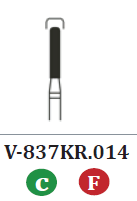 Diamond Burs Modified Flat End Cylinder (10) (Sky Choice)